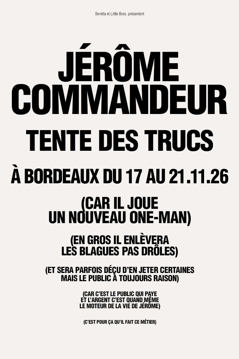 Jérôme Commandeur tente des trucs